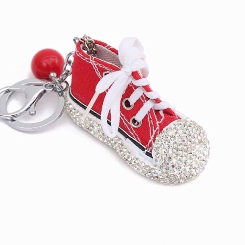 Red Sparkly Shoe Keychain  - Picture 5 of 5